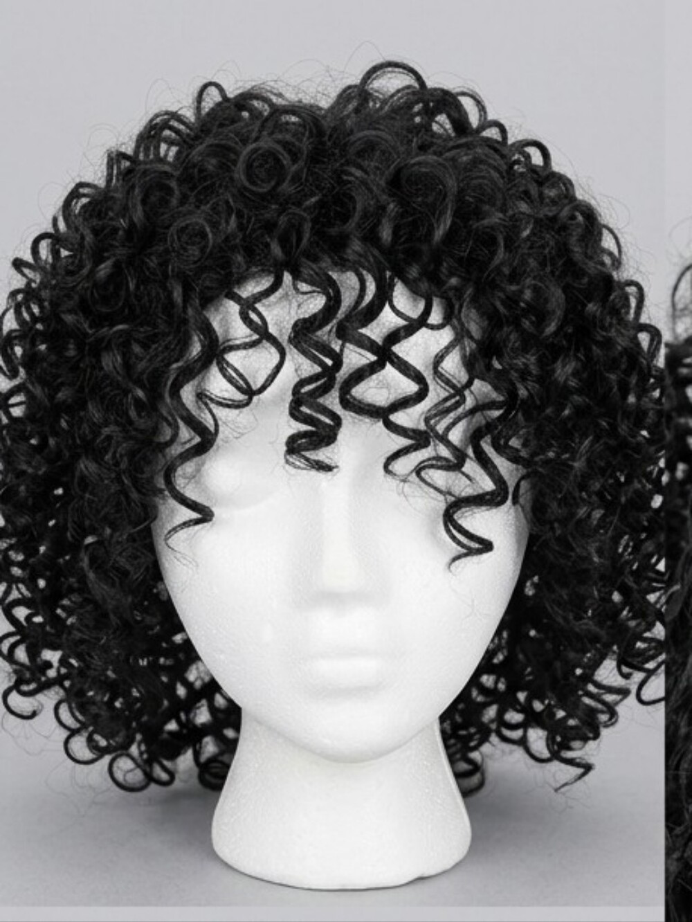 Outre Quick Weave Curly Half Wig 1B Black Ringlet Voluminous Curls